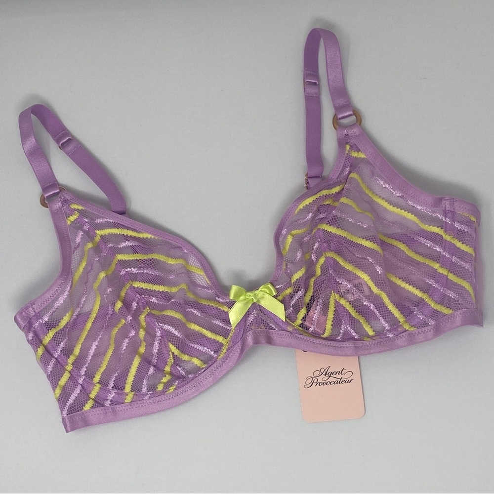 Agent Provocateur Pettra Lilac Bra NWT $180